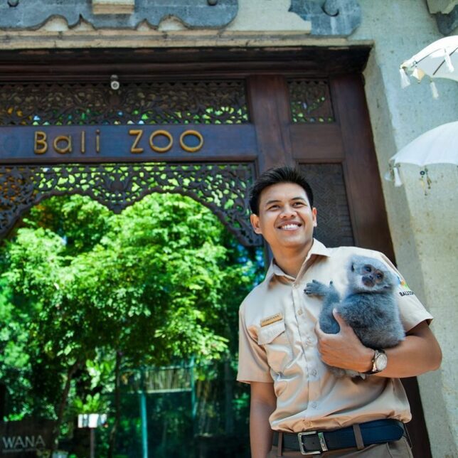 Entrance at Bali Zoo