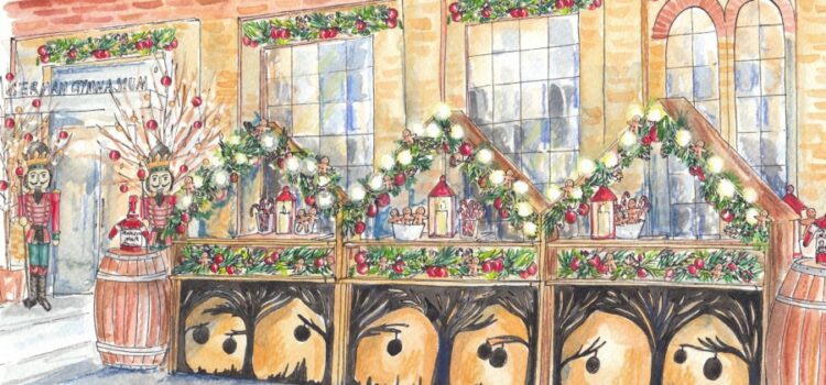 Gingerbread Terrace at German Gymnasium