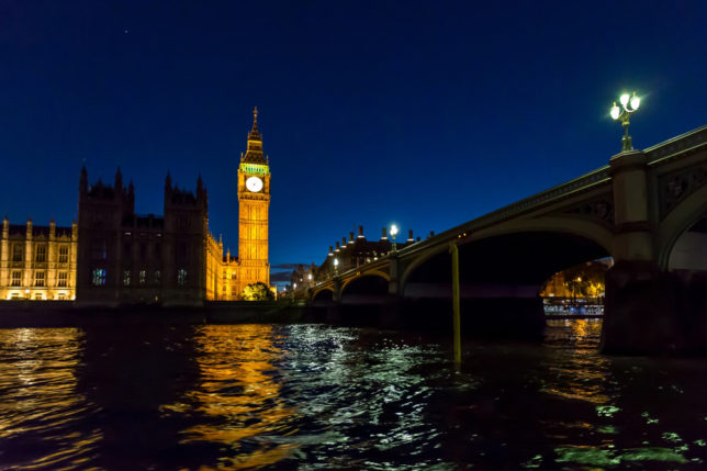 Big Ben at night