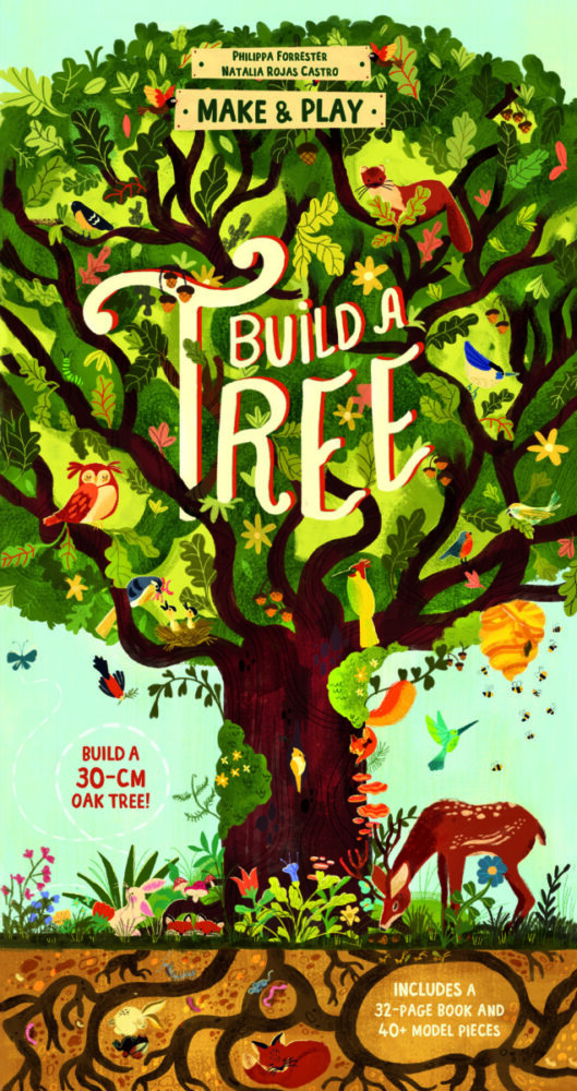 Cover of Make & Play: Build A Tree by Philippa Forrester & Natalia Rojas Castro, a novelty book published by Design Eye