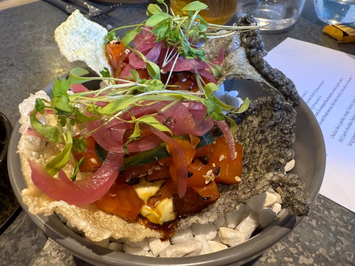 The Duke Henley ChalkStream trout tartare