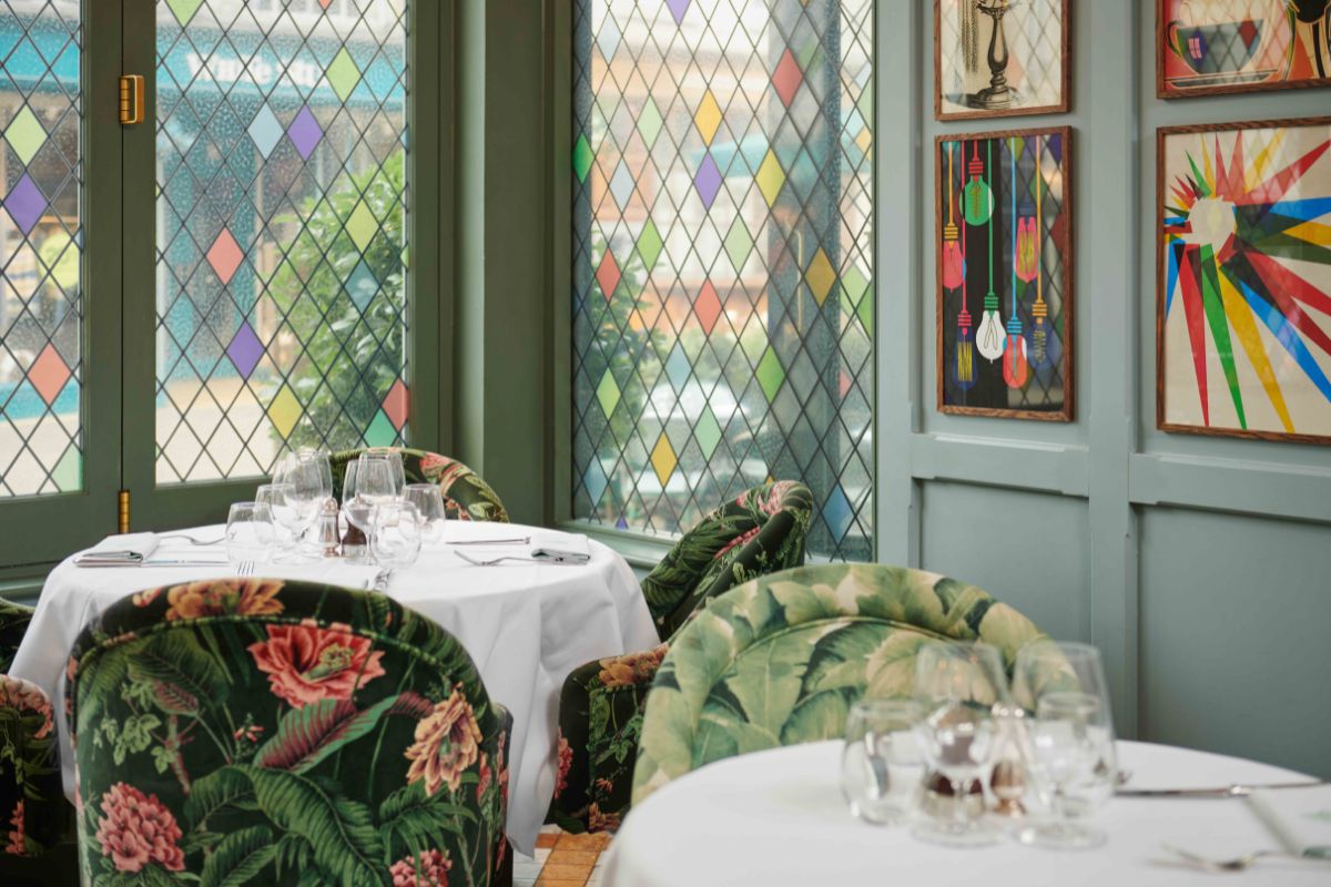 The Ivy Winchester Brasserie Windows