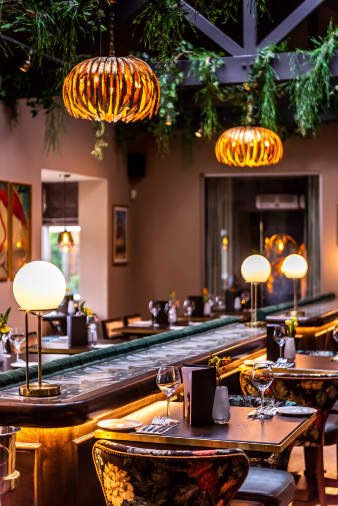 Restaurant interior of The Wavendon Arms in Buckinghamshire