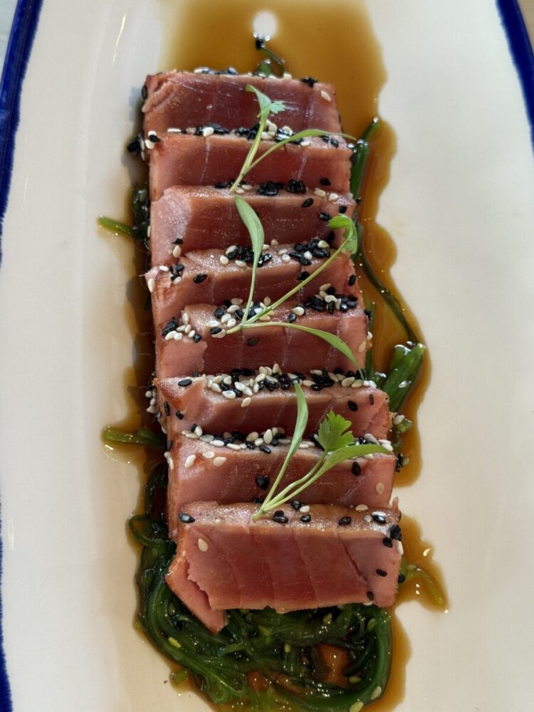 Tuna Tataki at The Seafood Bar London