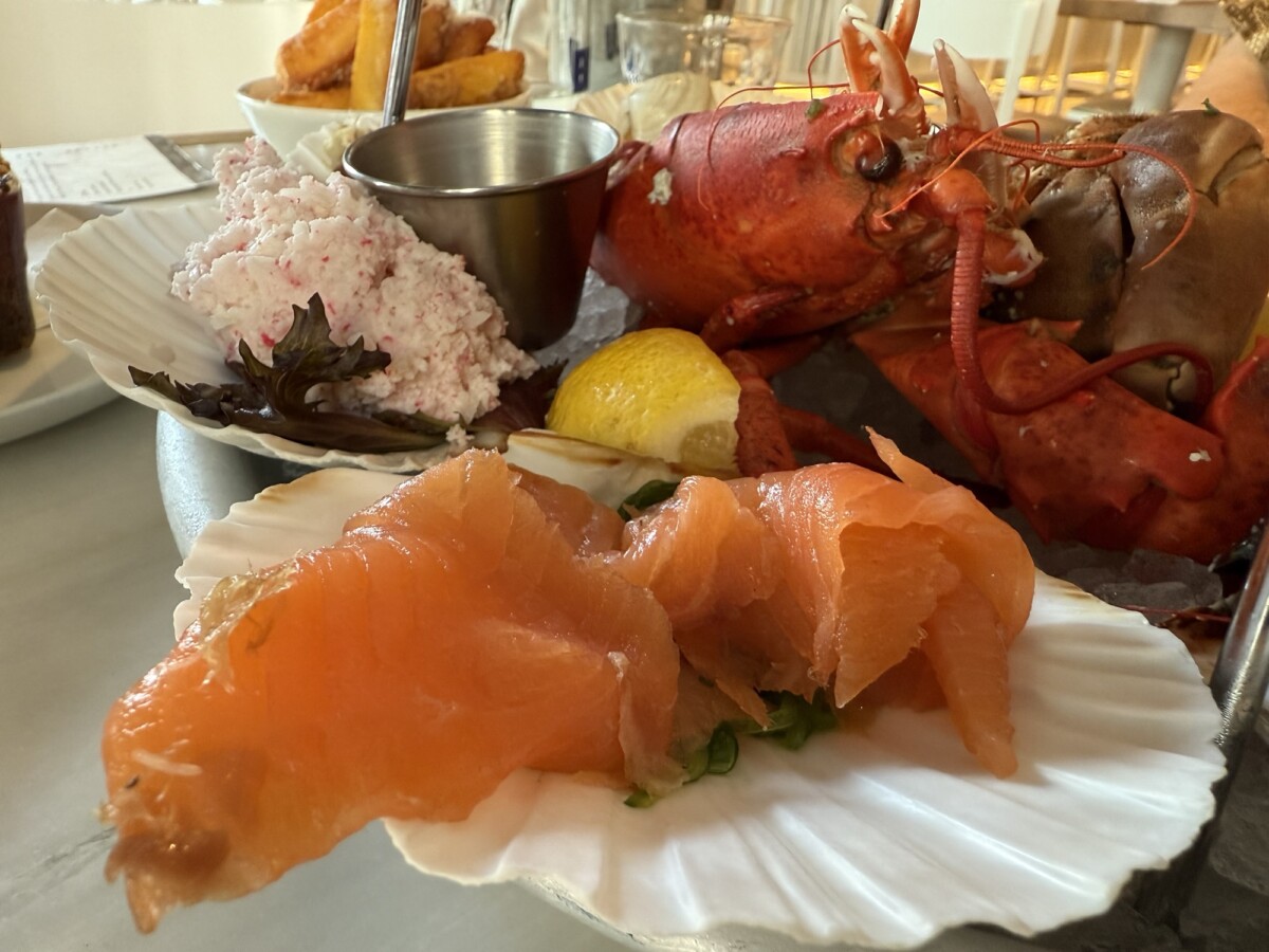 Smoked Salmon at The Seafood Bar London