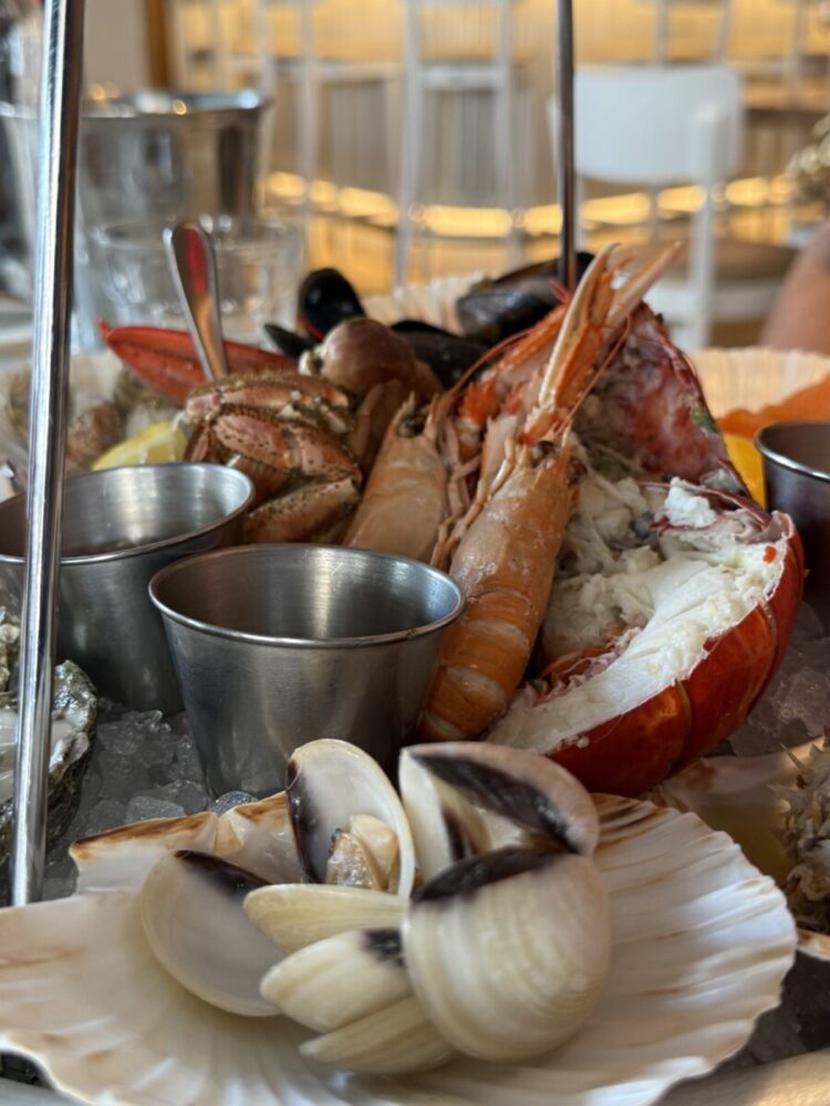 Lobster and Clams at The Seafood Bar London