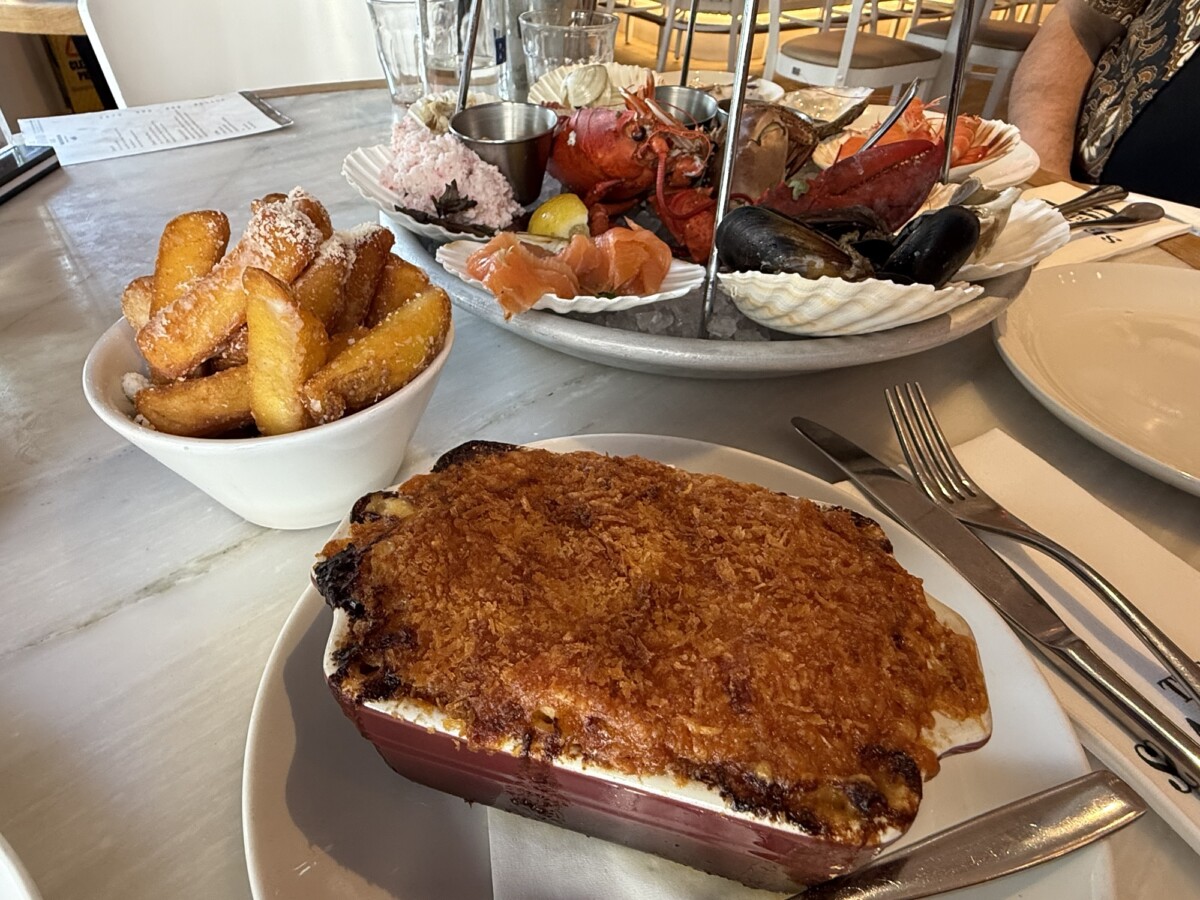 Lobster Mac and Cheese at The Seafood Bar London