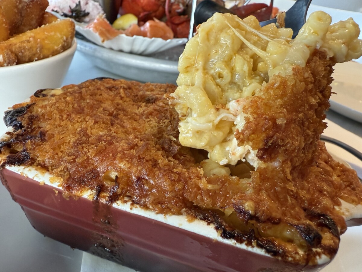 Lobster Mac and Cheese at The Seafood Bar London